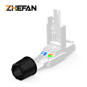 Zhefan công cụ-ít <span class=keywords><strong>RJ</strong></span> <span class=keywords><strong>45</strong></span> kết nối CAT5E cho UTP cáp công cụ 5E lĩnh vực kết nối <span class=keywords><strong>Modular</strong></span> cắm chấm dứt cắm CAT5E kết nối - Product Image 3