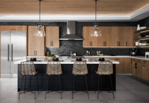 Ante in Vetro <span class=keywords><strong>Trasparente</strong></span> per Armadi da <span class=keywords><strong>Cucina</strong></span>, Mobile da <span class=keywords><strong>Cucina</strong></span> a 3 Ripiani - Product Image 2