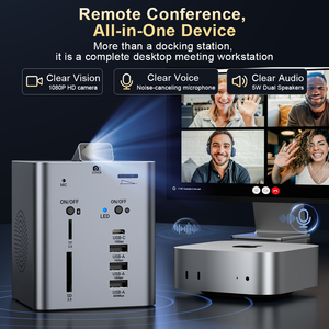 ULT-unite 2026 Patentado, Cargador de 100W, Transferencia de Datos de 10Gbps, Bluetooth 6.0, Altavoces Duales de 5W, Cámara Web 1080P, <span class=keywords><strong>HUB</strong></span> de Escritorio Todo en Uno - Product Image 2