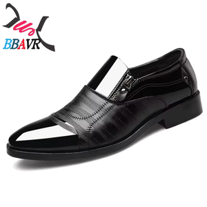 Zapatos Oxford de Cuero de Lujo para Hombre, Transpirables, Formales, de Goma, para Vestir, Oficina, Boda, Calzado Masculino - Product Image 6
