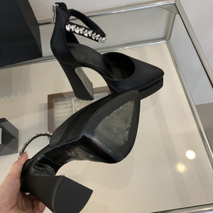 Nouveauté 2024 Escarpins Femme à Strass et Bride Cheville, Talons Hauts 15CM, Plateforme Sexy, Chaussures de Soirée pour Femmes - Product Image 5