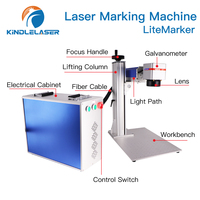 Nouvelle machine de marquage au laser à fibre portable 20W/30W/50W Source Raycus Haute précision CNC Graveur de métal de table certifié CE
