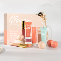 Ensemble de soins corporels tendance 12 pièces/ensemble, crème pour les mains, gel douche, bombe de bain, produits de soin du corps, brillant à lèvres, baume à lèvres, soin de la peau, coffret cadeau pour fille
