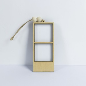 Wooden Photo <b>Frame</b> Hanging DIY Home Decoration Vertical Rectangular MDF Wall <b>Mount</b> Thermal Transfer Printing Personal Gift - Product Image 4