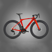 Bicicleta de carretera ligera de 8.8 kg T10 Pro de fibra de carbono de alto módulo, 24 velocidades, electrónica inalámbrica, unisex.