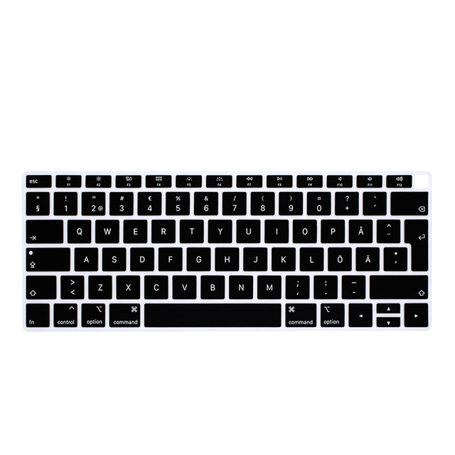 EU US Layout Silicone TPU Dustproof Keyboard Film Cover for MacBook All Models 2018-2026 13 14 15 16 Inch