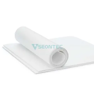 PTFE Skived Sheet Roll 100% Virgin Pure White Clean Smooth Best Grade Stock Supply Skived PTFE Plate Roll