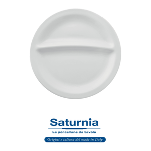 Assiette Napoli 2 compartiments Ø 27 cm Saturnia - Product Image 4