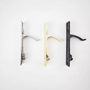 WEKIS Tirador de borde de latón duradero de diseño moderno para puertas escamoteables, manija pequeña oculta integrada para puertas de armario, giratorio, color personalizado - Product Image 2