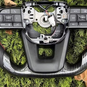 Volante Deportivo Personalizado de Cuero y Fibra de Carbono <span class=keywords><strong>GR</strong></span> para <span class=keywords><strong>Toyota</strong></span> Hilux Revo N70 N80 Tacoma Tundra Fortuner 2015-2022 LC300 <span class=keywords><strong>C</strong></span> <span class=keywords><strong>HR</strong></span> - Product Image 4