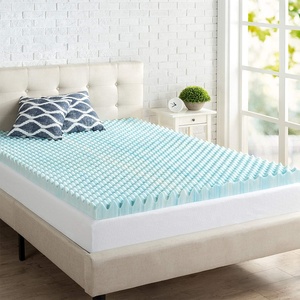 Surmatelas en mousse à mémoire de forme infusée de gel, de qualité supérieure, enroulable, avec housse amovible, pour meubles de maison, salon, parc - Product Image 5