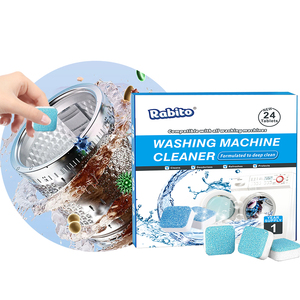 Logo personalizzato 24 Pack sapone ad alta schiumatura rimuovere le macchie per eliminare gli odori degli animali domestici <span class=keywords><strong>lavatrice</strong></span> <span class=keywords><strong>pastiglie</strong></span> di pulizia del tamburo per i proprietari di animali domestici - Product Image 1