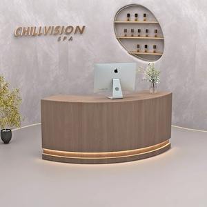 Comptoir de caisse personnalisé au détail Vente à chaud <span class=keywords><strong>Spa</strong></span> de beauté Salon de coiffure Réception - Product Image 5