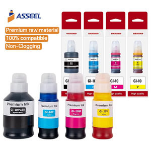 หมึกเติม Asseel Sale Ink GI-10 20 30 40 50 60 70 80 90 สี ใช้ได้กับเครื่องพิมพ์ <span class=keywords><strong>Canon</strong></span> <span class=keywords><strong>G</strong></span> GM <span class=keywords><strong>Series</strong></span> ชนิดน้ำ - Product Image 1