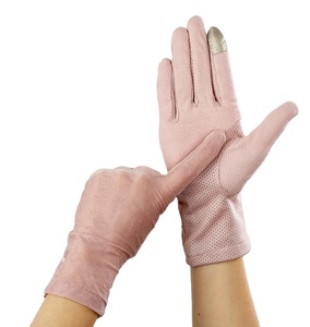 Gants de protection solaire <span class=keywords><strong>UV</strong></span> UPF 50+ pour femmes, en coton et dentelle, pour le sport, la conduite en extérieur, l'été, avec effet rafraîchissant et compatibles écran tactile - Product Image 1
