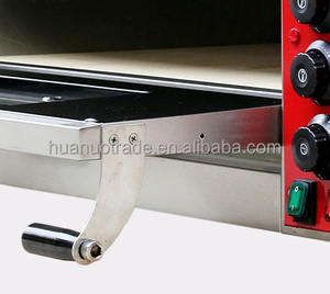 Restaurant-Specific Commercial Electric Pizza Oven Double Layer Deck Digital Control Adjustable Thermostat Stone <strong>Plate</strong> - Product Image 3