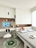 Ensemble personnalisé de siège tatami et armoire de rangement pour baie vitrée, extension confortable pour coin lecture dans le salon