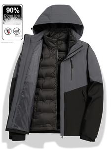 Chaqueta de motocicleta de invierno tres en uno desmontable de dos piezas a prueba de viento <span class=keywords><strong>para</strong></span> exteriores <span class=keywords><strong>para</strong></span> mujer, <span class=keywords><strong>cierre</strong></span> de cremallera <span class=keywords><strong>para</strong></span> parejas - Product Image 6