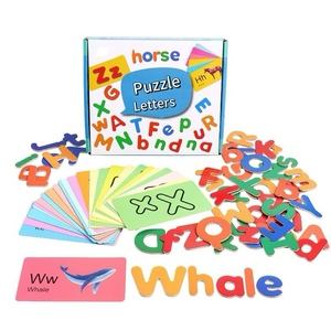 <span class=keywords><strong>Gioco</strong></span> di Carte Personalizzato per Bambini per l'Apprendimento delle Lettere dell'Alfabeto Inglese, Giocattolo Educativo Precoce - Product Image 1