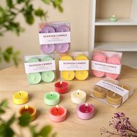 Lilin Aroma Kecil Ukuran Ringkas Lilin Wangi Aman untuk Meja Makan Malam Pernikahan