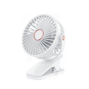 Clip Fan Portable USB Rechargeable <b>Desk</b> Fan With 6.9 In Blade For Student Dorm <b>Wall</b> Mount White Pink Black Dark Blue - Product Image 1