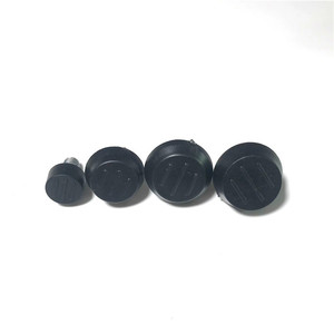 Pieds de meubles réglables en plastique noir, type vis, patins de nivellement pour table, chaise, support d'étagère - Product Image 3