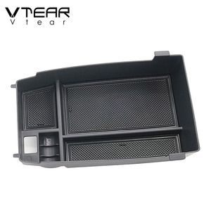 Vtear pour <span class=keywords><strong>Ford</strong></span> Focus 3, boîte d'accoudoir de voiture, support de rangement, insert de style automobile, plateau, cloison, accessoires de protection, décoration automobile - Product Image 6