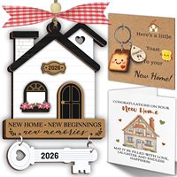 Nouvelle Décoration pour la Maison 2027, Cadeaux de Pendaison de Crémaillère, Carte de Vœux pour Nouvelle Maison