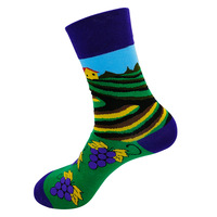 Chaussettes tendance unisexes KonLee de haute qualité, respirantes, décontractées, amusantes, originales, populaires, au design personnalisé pour hommes et femmes