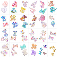 Design 3D de dessins animés pour ongles, Art manucure et pédicure, accessoires pour ongles, strass, décoration, saint-valentin, 2021 pièces