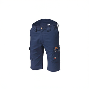 Pantalones Cortos Ttake, Azul Marino, Talla M, con Bolsillos Tipo Cargo, Ropa de Trabajo - Product Image 2