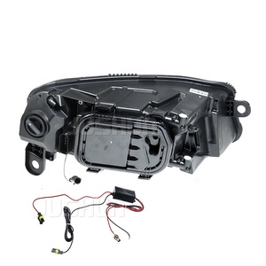 JUSHUN LED double lentille 05-11 feux diurnes assemblage adapté pour <span class=keywords><strong>Audi</strong></span> <span class=keywords><strong>A6</strong></span> 2005-2011 facile 12V nouveau cheval de course lumière qui coule - Product Image 4