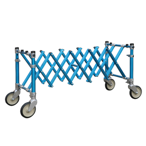 एल्यूमीनियम मिश्र धातु मुड़ा अंतिम संस्कार गाड़ी कास्केट ट्राली चर्च ट्रक ताबूत गाड़ी - Product Image 1