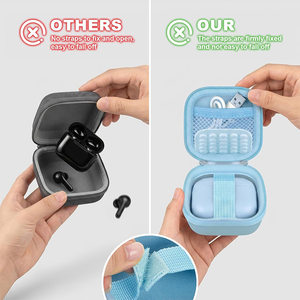 Mini Auriculares Inalámbricos Intrauditivos Ligeros, Estuche de Transporte EVA, Bolsa de Almacenamiento con Mosquetón - Product Image 5