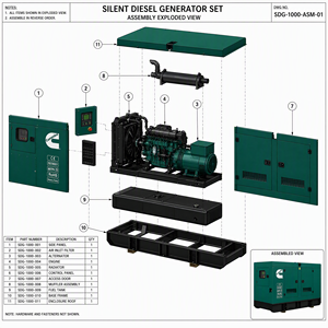 เครื่องกำเนิดไฟฟ้า Foshan แบบเงียบ 20KVA 25KVA 30KVA 50KVA 100KVA 150KVA 200KW เครื่องกำเนิดไฟฟ้าดีเซลแบบเงียบ ราคาโรงงาน - Product Image 5