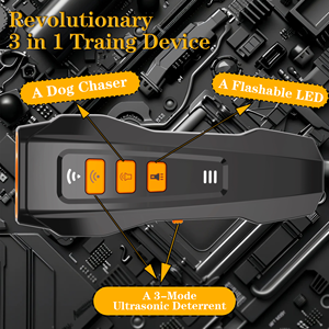 Répulsif Sonic + Laser extérieur professionnel 3 Modes dispositif de contrôle anti-aboiement dissuasif d'aboiement de <span class=keywords><strong>chien</strong></span> à ultrasons en matériau ABS - Product Image 2