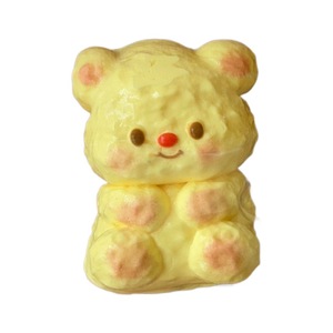Jouet souple en forme <span class=keywords><strong>de</strong></span> boule <span class=keywords><strong>de</strong></span> riz au jaune d'œuf, style identique à celui du Little Red Book, un jouet créatif anti-stress pour filles et étudiants - Product Image 1