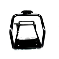 Cockpit de simulation de course Deluxon X02 haute performance, personnalisable, avec supports de volant multi-trous en acier et pédales universelles