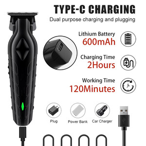เครื่องตัดผมไร้สาย OEM 2299 รุ่นมืออาชีพ ใช้ไฟฟ้า ชาร์จผ่าน USB ตัดได้ถึง 0 มม. สำหรับการตัดแต่งทรงผมอย่างละเอียด - Product Image 3