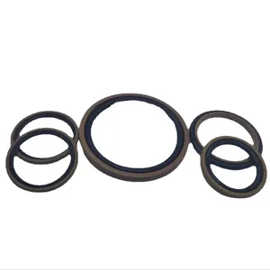 High quality Bronze and PTFE Brown Color glyd ring and piston seal SPGO for hydraulic cylinder