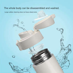 High-quality Modern Stylish <b>Large</b>-capacity Stainless Steel Insulated Leak-proof Portable Water Bottle for Adults - Product Image 6