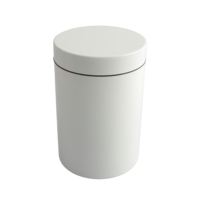 Conteneur de stockage de thé de qualité supérieure, robuste et de grande taille, boîte en métal pour matcha vert, emballage personnalisé pour compléments protéinés, boîtes en métal avec cuillère