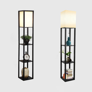 Đèn sàn giá tích hợp phòng khách cao cấp nhiều lớp kệ phòng ngủ đầu giường cổ dọc Đèn bàn không khí đèn - Product Image 1