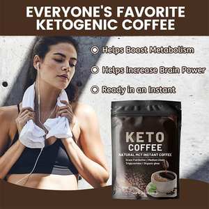 Slim Diet Keto kopi alami, coklat rasa makanan pengganti kopi detoks membakar lemak Plus langsing kontrol berat badan - Product Image 3