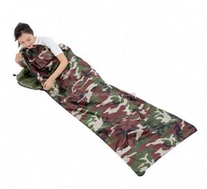 Saco de Dormir Tipo Momia Táctico Verde para Acampar al Aire Libre, Impermeable y Ligero - Product Image 1