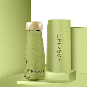 Super Mini bolsillo Anti UV cinco paraguas plegable fácil viaje llevar explosivo nuevo barato al por mayor - Product Image 6