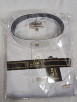 2026 Dubaï Thobe Modeste pour Hommes, Style Qatari, Haute Qualité, Manches Longues, Vêtement Islamique Professionnel, Abaya Qamis, pour la Prière Musulmane