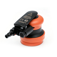 Lijadora Orbital Aleatoria Neumática de Paletas Rotativas de 3 Pulgadas (75mm) y 13000 RPM, Pulidora de Palma Neumática con Velocidad Variable y Velcro para Madera, Coche y Metal
