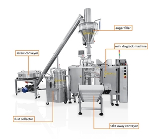 Machine d'emballage industrielle mini automatique pour le remplissage et la scellage de poudre de lait, farine de maïs, aliments et épices en sachets - Product Image 5