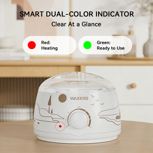 Nuevo Calentador <span class=keywords><strong>de</strong></span> <span class=keywords><strong>Cera</strong></span> Mecánico Portátil Multifuncional para Derretir <span class=keywords><strong>Cera</strong></span> Depilatoria, Azul - Product Image 3